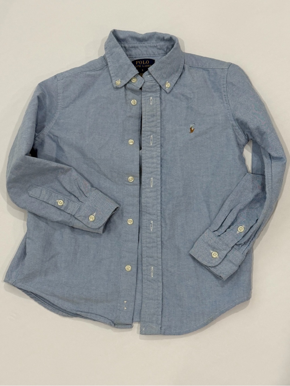 Polo by Ralph Lauren Light Blue Button-Down Oxford Shirt Youth